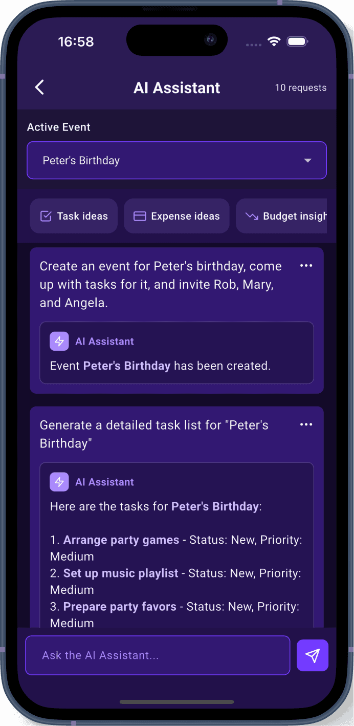 AI Assistant screenshot